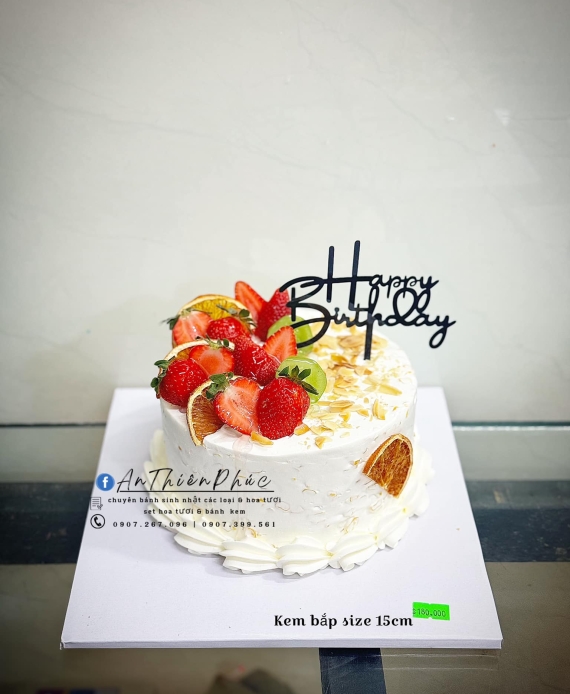 Bánh kem bắp tặng chị
