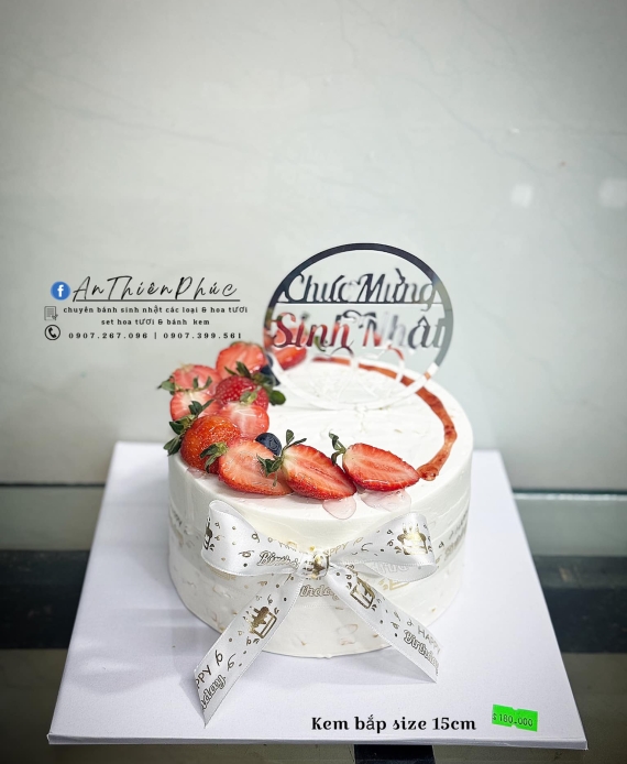 Bánh kem bắp tặng chị