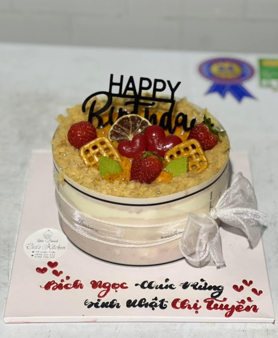 Bánh bông lan chúc mừng chị gái 